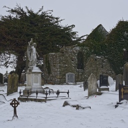 Bayside Cemetery in the Snow