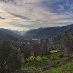 On the road to Yosemite